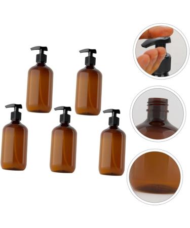 FRCOLOR 15 Pcs Lotion Press Bottle Travel Body Wash Lotion Pump Bottles Dispenser Travel Shampoo 500ml Travel Container Plastic Pump Bottle Travel Lotion Liquid Pump Emulsion The Pet Brownx3pcs 19.5x6.4cmx3pcs - Buy Online on SooperMarket.com