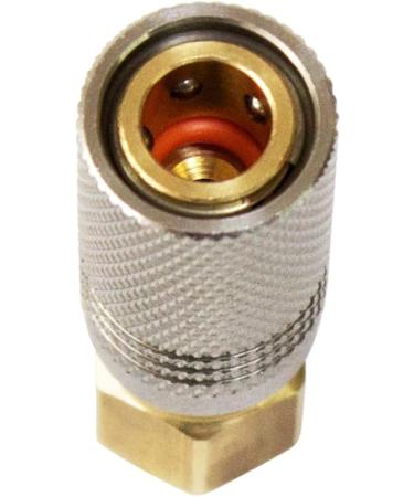 Paintball PCP 1/8" NPT Female Thread Coupler HPA CO2 Air Tank Refill Connector Quick Disconnect Quick Release Adapter Fitting 1/8'' NPT Female - 8mm - Buy Online on SooperMarket.com