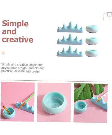 1 Set Nail Art Brush Cup Pen Washing Cup Nail Brush Supplies Nail Art Painting Pen Brush Stand Pens + Pencil Drawing Pens Rack Gel Washing Cups Pen Holder Plastic - Buy Online on SooperMarket.com