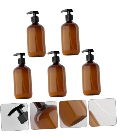 FRCOLOR 15 Pcs Lotion Press Bottle Travel Body Wash Lotion Pump Bottles Dispenser Travel Shampoo 500ml Travel Container Plastic Pump Bottle Travel Lotion Liquid Pump Emulsion The Pet Brownx3pcs 19.5x6.4cmx3pcs - Buy Online on SooperMarket.com
