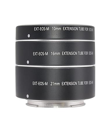 Mcoplus Metal Auto Focus Macro Extension Tube Set for Canon EOS EF-M Monut M6 M2 M3 M5 M50 M100 M200 Cameras EOS-M mount 10+16+21mm