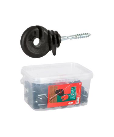 Kerbl ring insulator with continuous support bucket 100pcs. incl. screw driver