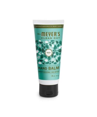 Mrs. Meyer's Moisturizing Hand Balm  Made with Essential Oils  Travel Size  Lavender  3 oz Basil
