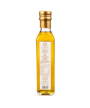 Lussiero White Truffle Oil Extra Virgin Truffle Olive Oil with White Truffle Note 250ml 250 ml (1 pack)