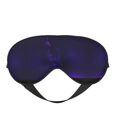 Purple Starry Sky Soft Sleep Eye Mask Female Breathable Eye Patch Perfect for Travel and Relaxation