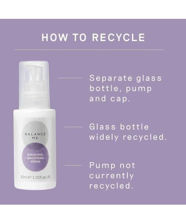 Balance Me Bakuchiol Smoothing Serum - Plant-Based Retinol 30ml | Best Vegan Anti-Aging Serum for Glowing Skin - Buy Online on SooperMarket.com
