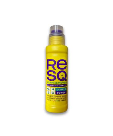 RESQ Stain Remover with Enzymes and Gall (with Brush) - Sneaker Cleaner - Cleans White & Coloured Fabrics 200ml