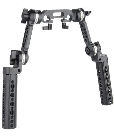NICEYRIG Rosette Handle Kit with Extension Arm for 15mm DSLR Shoulder Pad Rig System - M6 Threaded - Buy Online on SooperMarket.com