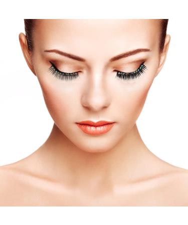 KALLORY False Eyelashes 10 Pairs Decorative Fake Lash Shiny Gems Eyelashes Women Makeup Supplies False Lashes - Buy Online on SooperMarket.com