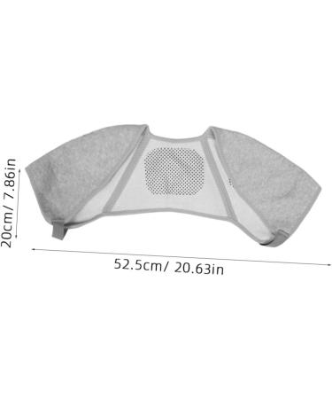 COOLHIYA Shoulder Protector Shoulder Warming Sleeve Workout Shoulder Brace Shoulder Warp Sleeve Grey Spandex - Buy Online on SooperMarket.com