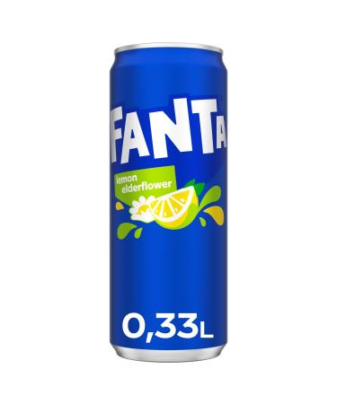 Buy Fanta Lemon & Elderflower - Sparkling Soft Drink (24 x 330 ml) | Refreshing Fruit Taste International Shipping - Buy Online on SooperMarket.com