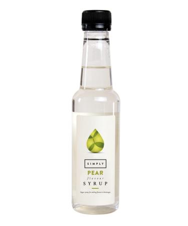 Simply Pear Syrup Vegan & Nut Free Flavoured Syrup for Coffee Cocktails & Baking (250ml)