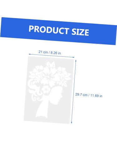 STOBOK 12pcs Women's Hollow Drawing Board Stencil Miss Aldult - Buy Online on SooperMarket.com