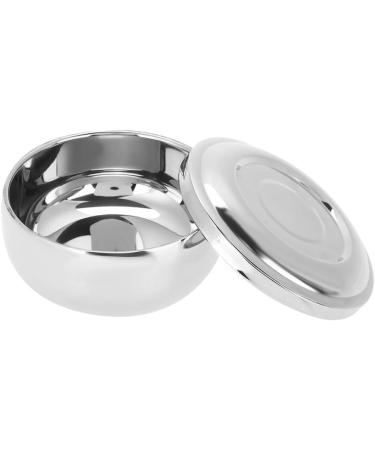 Sleek Stainless Steel Shaving Soap Bowl - Ideal for Business Beards | Universal Size & Modern Design - Buy Online on SooperMarket.com