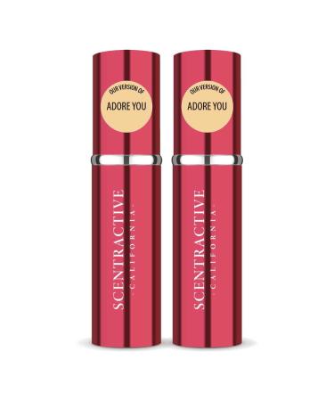 CA Perfume Impression of Christian D. Adores You For Women Replica Version Fragrance Dupes Concentrated Long Lasting Eau de Parfum Spray Refillable Atomizer Bottle 0.17 Fl Oz/5ml-X2 CHRISTIAN D. ADORE YOU IMPRESSION 0.34 Fl Oz (Pack of 1)
