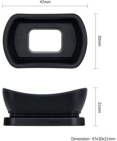 Kiwifotos Long Soft Viewfinder Eyecup for Nikon D750 D780 D610 D7500 - Replacement DK-20 DK-21 DK-23 DK-25 DK-28 Eyepiece | Compatible with D600 D7200 D7100 D7000 D5200 D5100 D5000 D3500 D3400 D3300 D3200 D3100 D3000 D300s - Buy Online on SooperMarket.com
