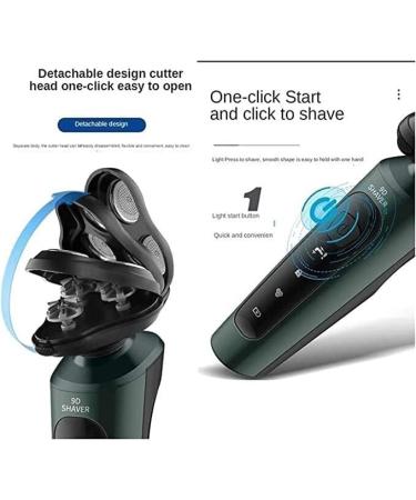 Buy GeRRiT Men's Electric Shaver & Beard Trimmer - Cordless Waterproof 3-in-1 Rotary Razor for Ultimate Grooming - Fast Worldwide Shipping - Buy Online on SooperMarket.com