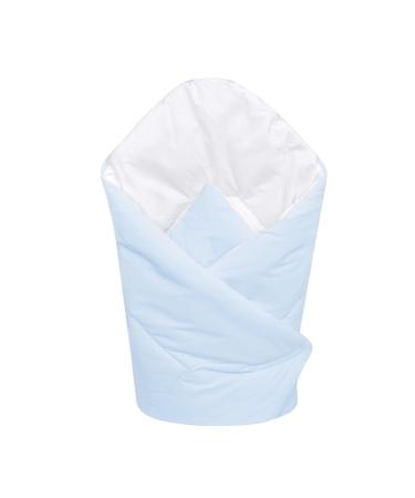 Baby Swaddle Wrap Blanket/Newborn Cotton Swaddling Sleeping Bag 0 to 3 Months (Blue) Plain Blue