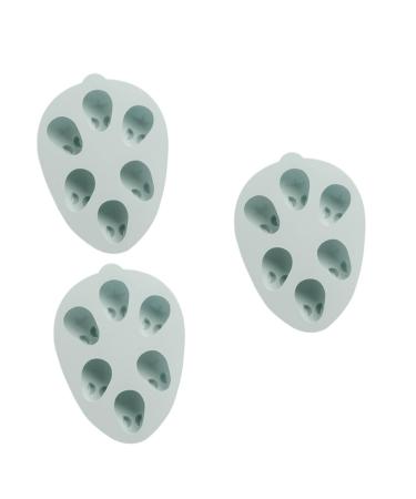 3 Pcs 3D Easter Rabbit Cake Silicone Molds Bee Craft Bunny Desserts Silicone Bakeware Decorative Soap Muffin Mould Oven Clay Candle Molds DIY Baking Lollipop Molds Candy Chocolate Sky-bluex3pcs 14.9X20.9CMx3pcs