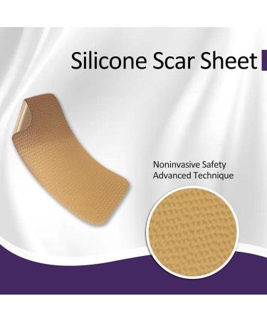 WAITLOVER Skin Color Reusable Silicone Scar Removal Patch - Surgical Self-Adhesive Soft Gel Strip for Burn Repair - Buy Online on SooperMarket.com