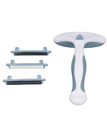 Lint Remover with Replaceable Heads Quick Release Button Manual Fuzz Remover for Clothing