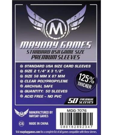 Mayday Games 7076 USA Board Game Sleeves - Dark Purple | Protective Card Sleeves - Buy Online on SooperMarket.com