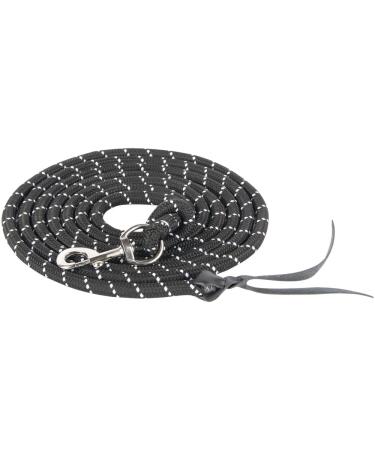 Harry's Horse ground work rope with carabiner 4m color: black
