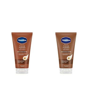 Vaseline Intensive Care Cocoa Hydrate moisturiser with ultra-hydrating lipids and shea butter Hand Cream for dry hands 75 ml (Pack of 2)