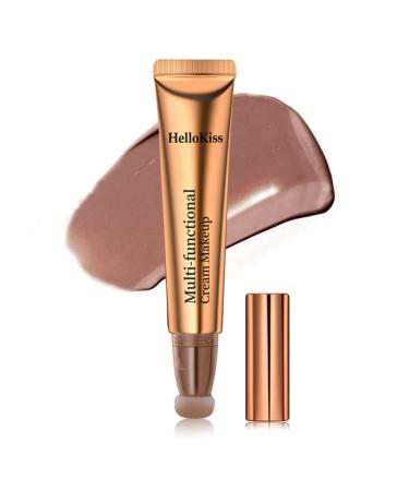ZARICS Contour Beauty Women Wand  Liquid Face Concealer Pen  Smooth Creamy Matte Finish Liquid Contour Stick with Cushion Applicator  Blendable Waterproof Body Face Contouring Makeup (2Contouring)