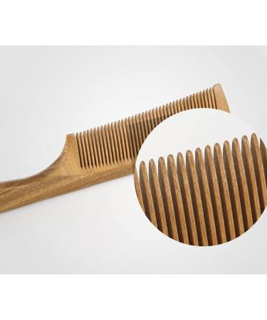 Comb Sandalwood Comb Massage Comb Horns Wooden Comb for Curly Hair Detangling No Static Handmade Plump Logs wooden comb - Buy Online on SooperMarket.com