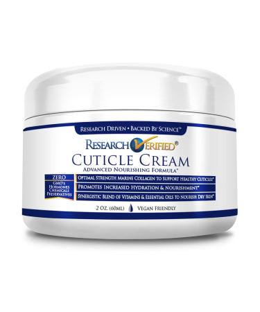 Research Verified Cuticle Cream - Heal And Maintain Healthy Cuticles And Nail Beds - 2 Oz - Made In The USA 1