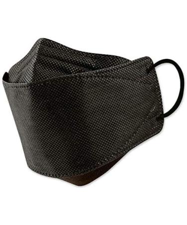 KF94 Certified Premium Face Mask (Made in Korea) 10 Pack - Black | Respirators for Adults | Protective Disposable Safety Dust Covers - Buy Online on SooperMarket.com