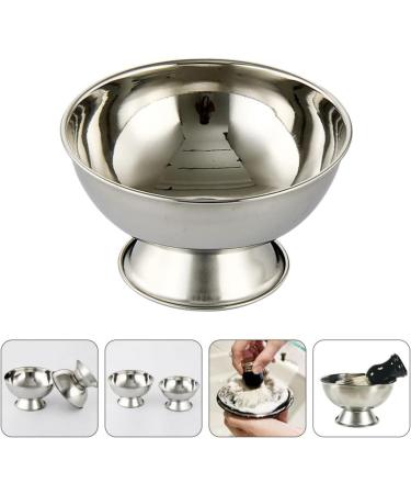 Premium Tall Metal Shaving Bowl for Men | Reusable Shaving Accessory & Soap Cup | Perfect Shaving Supplies - Buy Online on SooperMarket.com