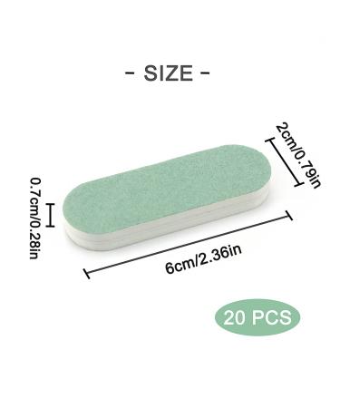 20 Pack Double-Sided Silver Polishing Bars for Jewelry - 2.4 x 0.78 Inch Rectangle Plastic Buffing Sticks - Buy Online on SooperMarket.com