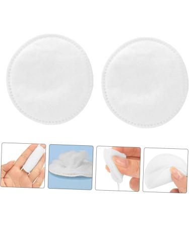 FRCOLOR 300 Pcs Thick Overlock Cotton Facial Pads - Disposable Makeup Cleaning Squares for Travel | Non-Woven Cotton Face Pads - Buy Online on SooperMarket.com