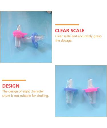 Tomaibaby 2pcs Baby Liquid Medicine Dispenser & Pacifier Feeder - Pink | Infant Feeding Supplies - Buy Online on SooperMarket.com