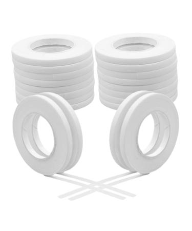 MAGICLULU 30 Rolls Eyelash Tape Fabric Lash Tape Eyelash Extension Pads Eyelash Paper Eyelash Extension Sticker Microporous Miss Lifting Belt White Non-woven Fabric