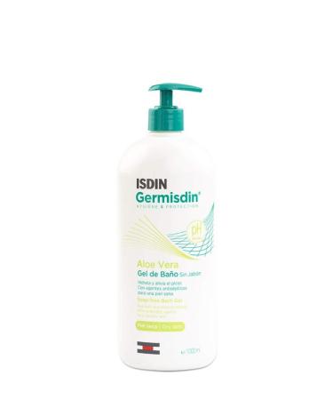 ISDIN Germisdin Aloe Vera Soap-free Antiseptic Shower Gel | Hydrates and relieves itching 1000ml