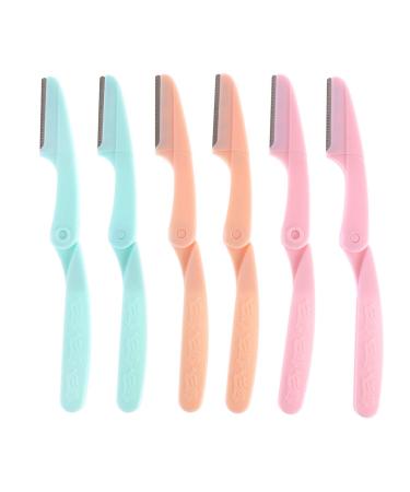 Frcolor 6pcs Eyebrow Razor & Facial Hair Remover for Women - Precision Trimmer Set - Buy Online on SooperMarket.com