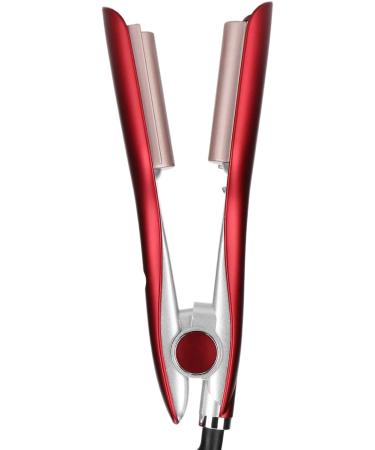 Hair Crimper Hair Crimpers Hair Wavers for Women 5 Modes Adjustable Hair Crimpers Lightweight Portable Red Hair Curling Iron Wand for Women Long Hair Curling - Buy Online on SooperMarket.com