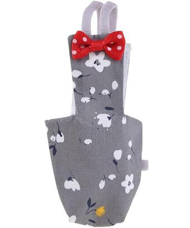 Yushu - Pet Adjustable Diaper Suit Parrot Diaper with Bow Tie Cute Colorful Fruit Floral for Cockatiel Pigeons Pet Birds Parrot Flight Suit Clothes Washable - Buy Online on SooperMarket.com
