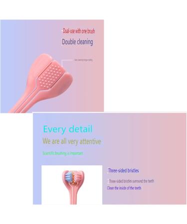 Vnduifh 3-Piece Sensory Joy Toothbrush Set - Three-Sided Soft Toothbrush for Children with Special Needs | International Shipping - Buy Online on SooperMarket.com