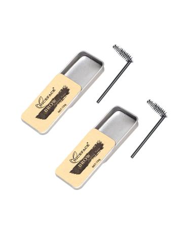 CANIGHT 2 Sets Eyebrow Soap Brow Cream Brow Shaping Eyebrow Styling Cream Woman Brow Soap Gel Texture