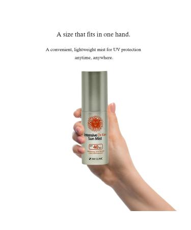 3W Clinic Intensive Dr. Kim Sun Mist SPF40/PA++ | 50ml Sunscreen for UVA/UVB Protection - International Shipping Available - Buy Online on SooperMarket.com