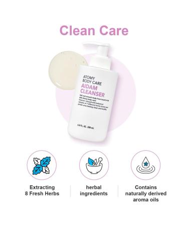 Atomy Aidam Cleanser 200ml - Gentle Wash for Sensitive Areas | Unisex Sensitive Skin Care - International Shipping Available - Buy Online on SooperMarket.com