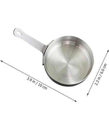 PRETYZOOM 4pcs Stainless Steel Sauce Cup Dipping Bowls with Handle Chip and Dip Bowl Stainless Steel Dipping Bowls BBQ Sauce Bowl Pudding Cups Mini Sauce Seasoning Cup Household 10x6cmx4pcs Silverx4pcs - Buy Online on SooperMarket.com
