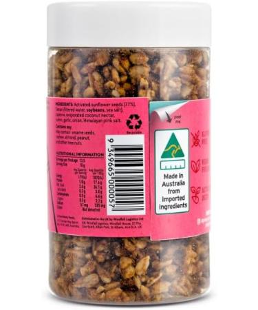 Pimp My Salad - Spiced Sunflower Seeds Sprinkles (110 g) Activated Slowly Baked Sunflower Seed Clusters Seasoned with Cayenne Pepper & Himalayan Pink Salt Gluten & Dairy Free Vegetarian Vegan - Buy Online on SooperMarket.com