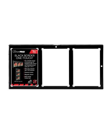 Ultra Pro 35PT 3-Card Black Border UV ONE-Touch Magnetic Holder