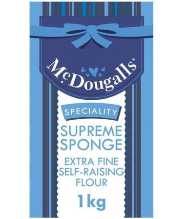 McDougalls | Supreme Sponge Premium Self Raising Flour 1kg | Extra fine self-raising flour | Suitable for vegetarians - Buy Online on SooperMarket.com