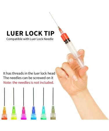 10ml Luer Lock Syringe 20-Pack - Plastic Syringes with Luer Lock Tip, Sterile Sealed, No Needle - 10ML (20 count - Buy Online on SooperMarket.com